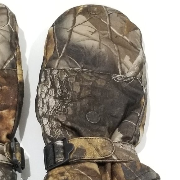 GATES - Convertible Hunting & Shooting Gloves XL – RealTree Hardwoods Camouflage - Picture 4 of 12